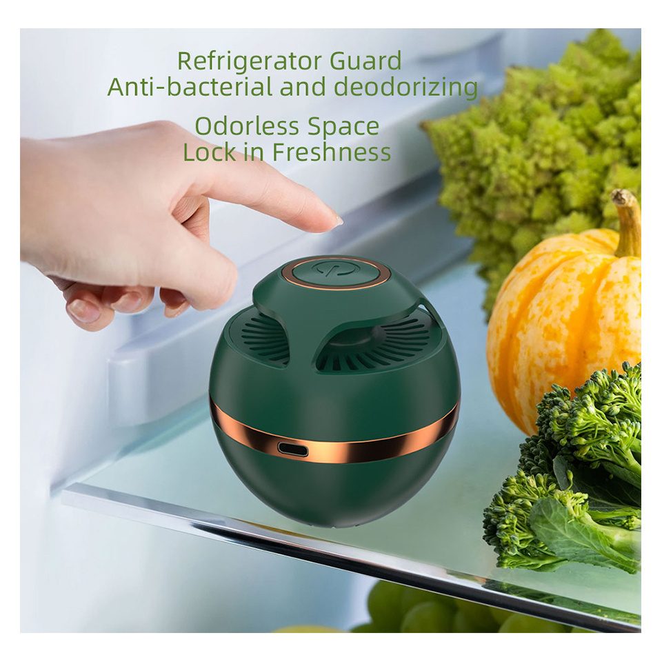 New Air PurifierPortable Rechargeable Mini USB Fridge Ozone Odour Refrigerator Deodorizer Reusable Refrigerator Odor Eliminator