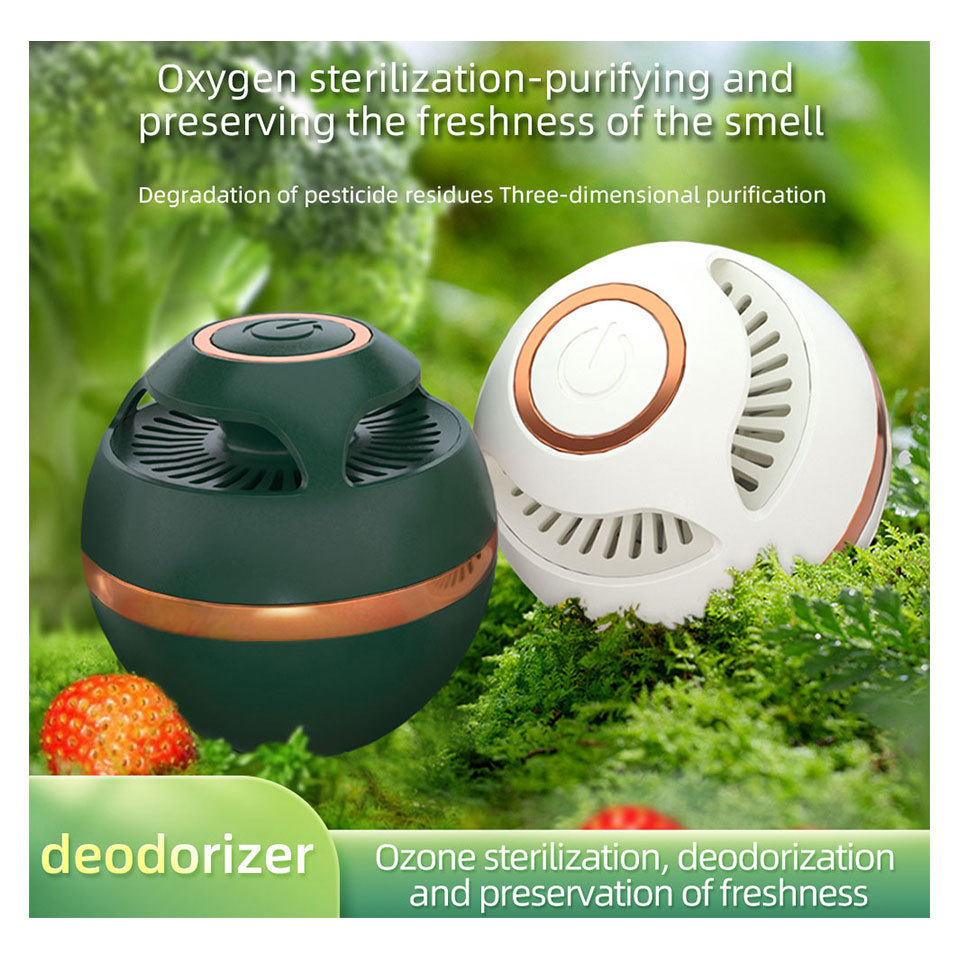 Wholesale Customization Odor Eliminator Mini Ozone Air Freshener Deodorizer Odor Eliminator Refrigerator Odor Remover