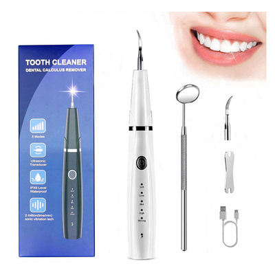 Oral care teeth whitening kit Tooth Stain Tartar Scraper Electric dental calculus remover teeth cleaning