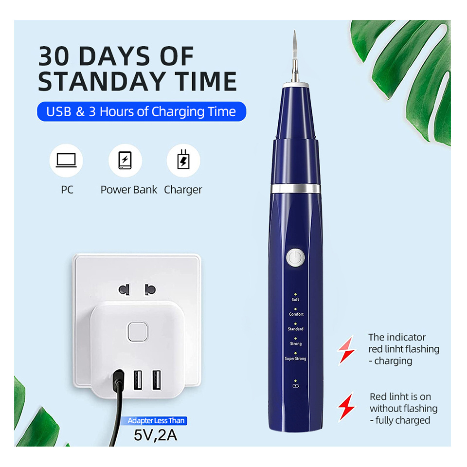 High Quality teeth stain remover tooth cleaner ultrasonic plaque remover for teeth with hd camera