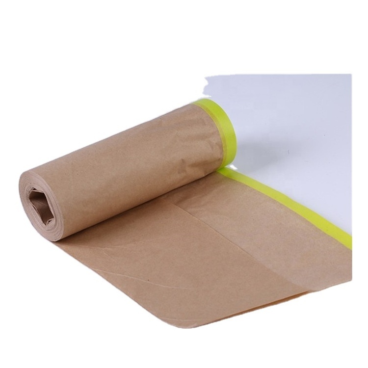 Building Construction Hot Selling Cheap Price High Quality Brown Kraft Masking Paper