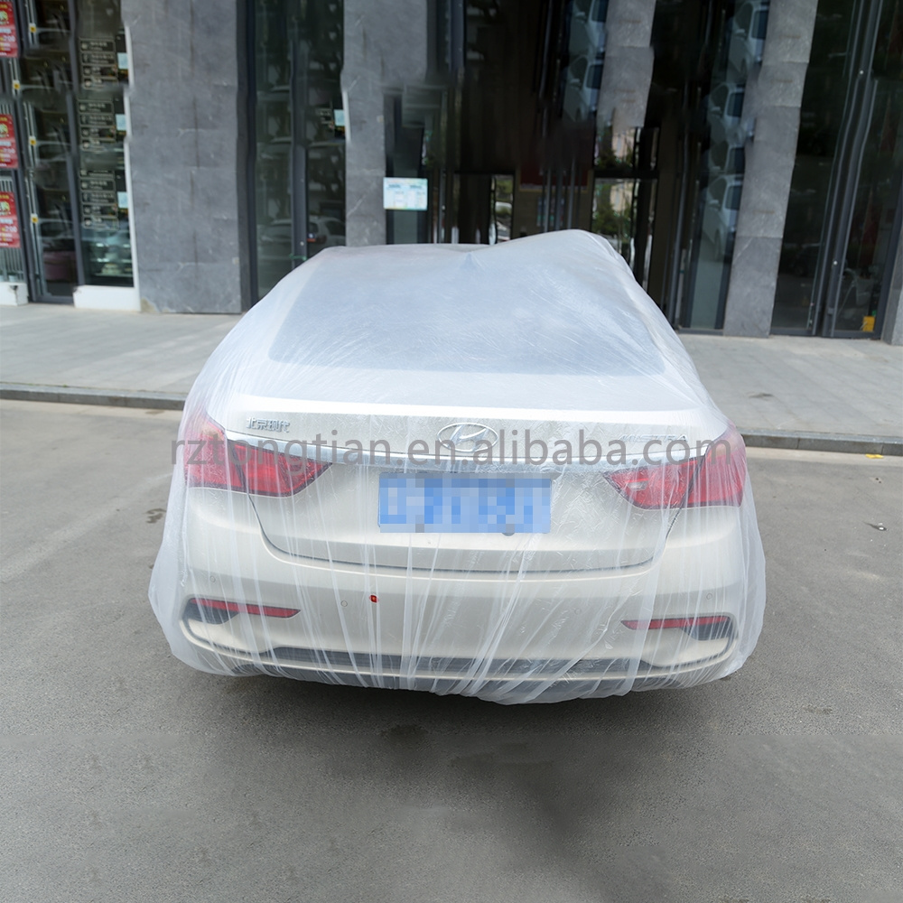 Heated Plastic Material Disposable Car Cover Windshield Cover For Cars