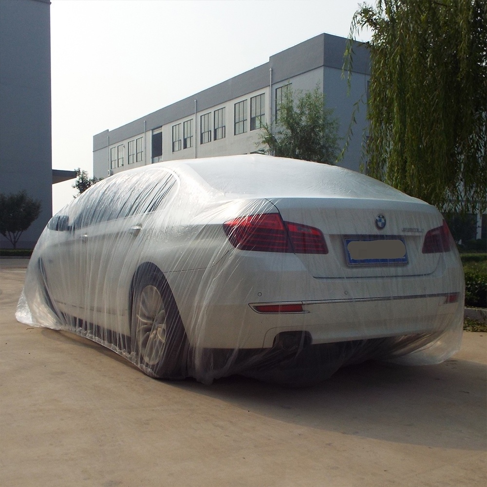 Heated Plastic Material Disposable Car Cover Windshield Cover For Cars