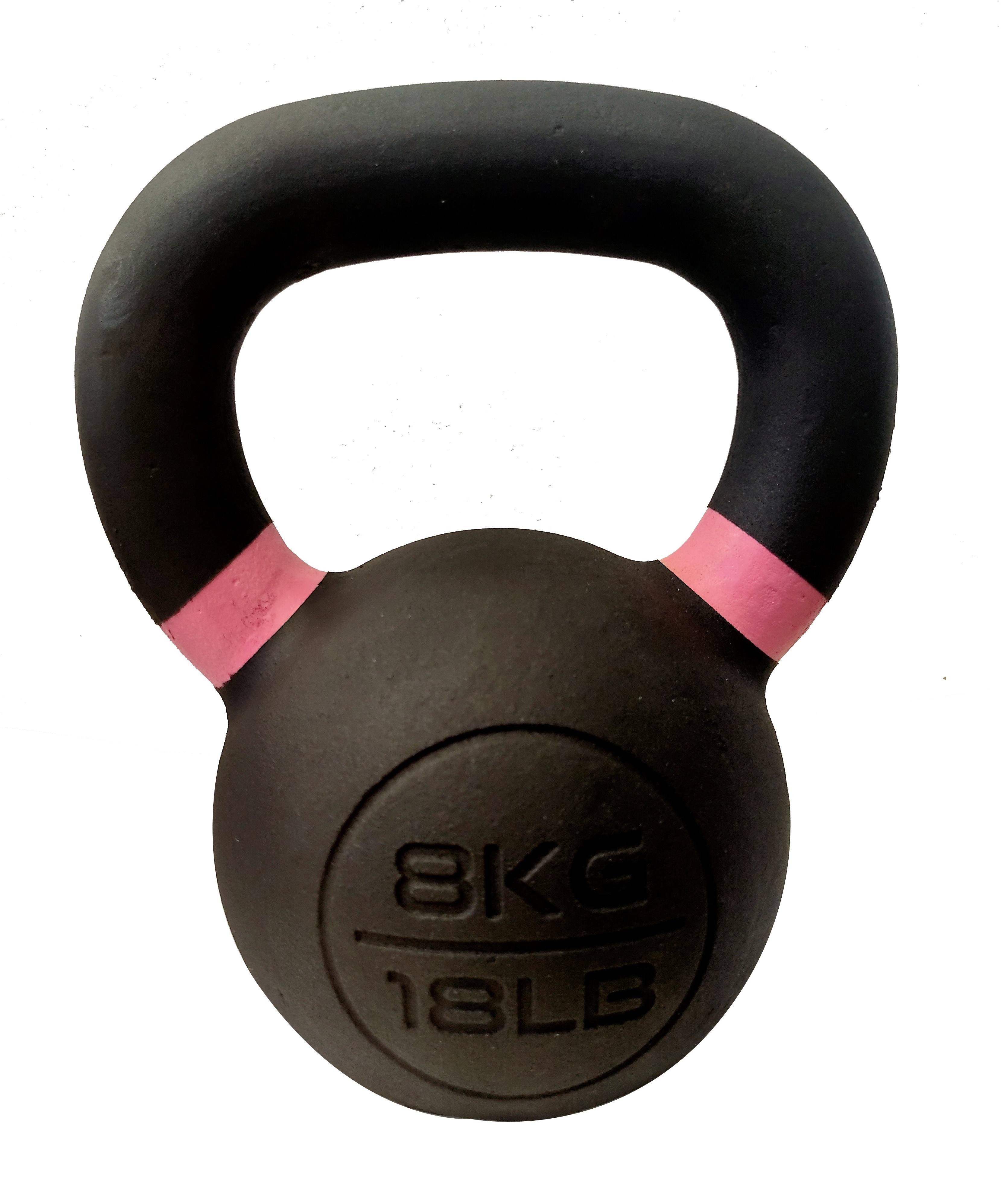 Powder coated Cast iron kettlebell handle with color circle OEM Cast iron adjustable competition 32KG kettlebell