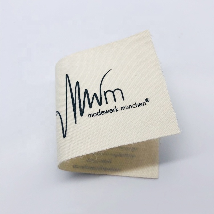 Custom Cotton Woven Label with Your Brand Logo,Soft Cotton Woven Label