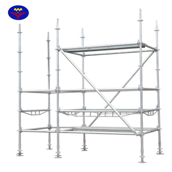 Multi Connect Modular Allround Steel Ringlock Scaffolding Reinforced Tube Truss Bridging Ledger