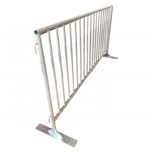 Hot Galvanized Steel Crowd Control Barrier/Fencing Guardrails for Traffic/Road Safety