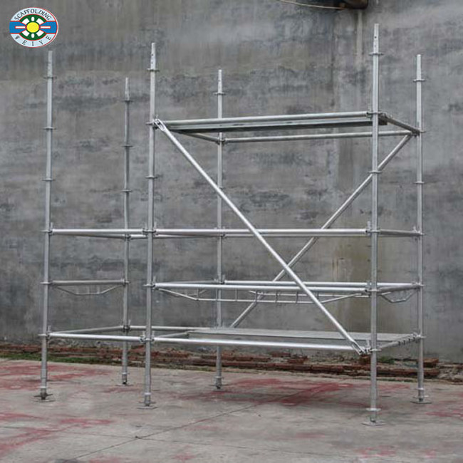 Multi Combine Allround Modular Layher Ringlock Scaffolding U-Shaped Truss Ledger Beam Reinforced