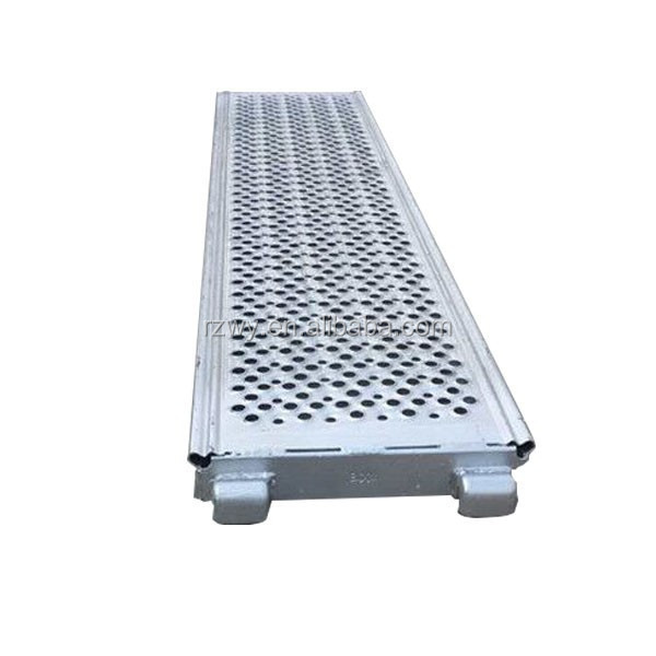 Galvanized 320MM Layher Type Scaffolding Steel Plank