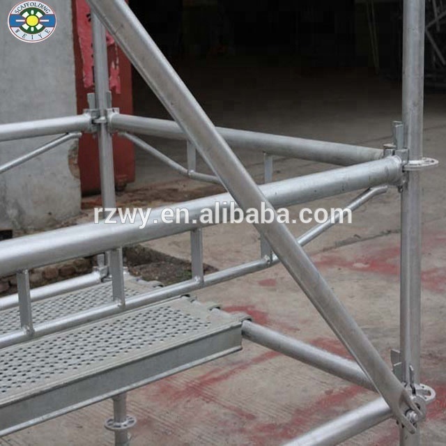 Multi Connect Modular Allround Steel Ringlock Scaffolding Reinforced Tube Truss Bridging Ledger