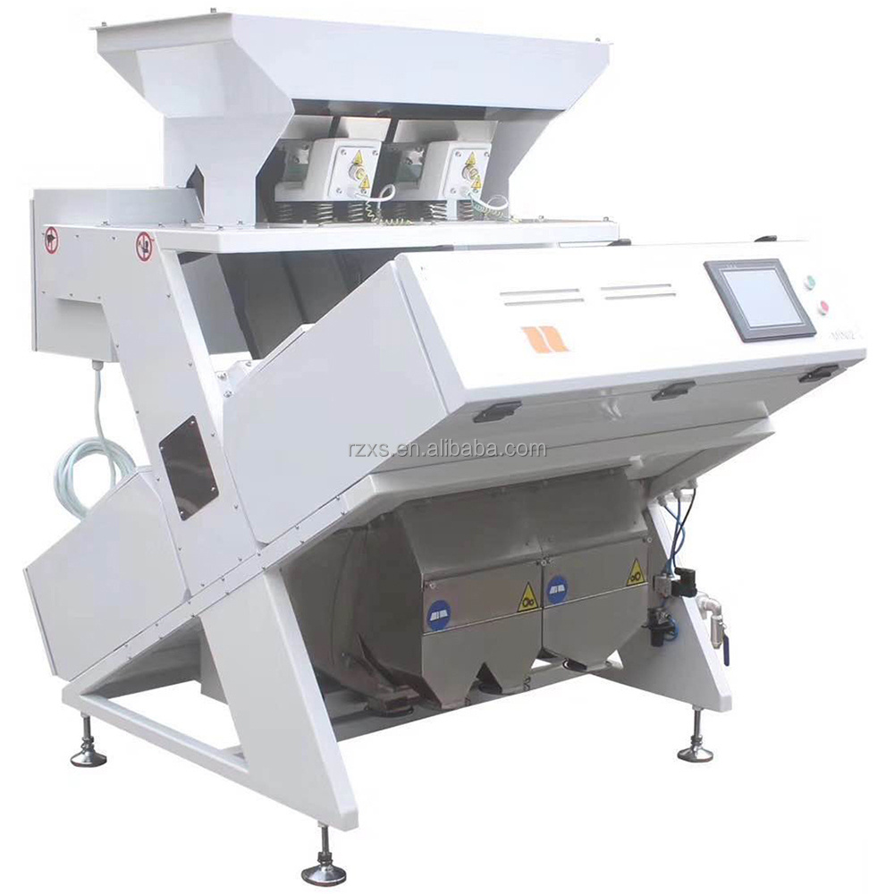 CCD128 anhui mini agriculture ccd camera full rice mill quinoa coffee vegetable lentil sorting machine color sorter