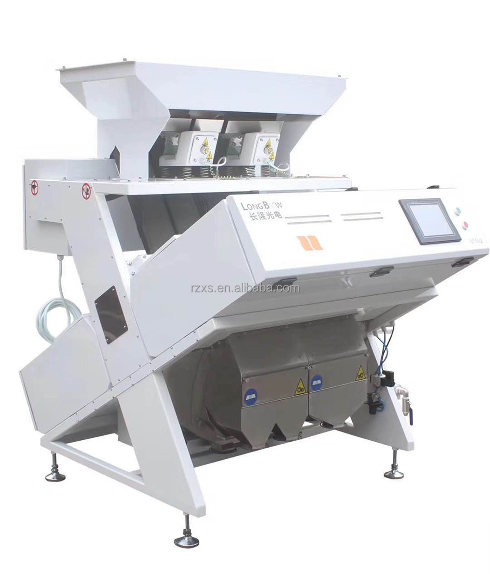 CCD128 anhui mini agriculture ccd camera full rice mill quinoa coffee vegetable lentil sorting machine color sorter