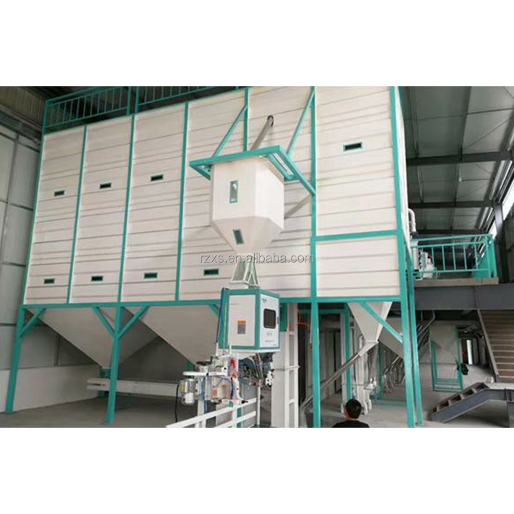 STG5 50 ton small mini corrugated stainless steel wheat flour storage maize rice grain silo manufacturer used for sale