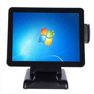 All in one pos systems for self ordering system 15 inch I3/gen4 desktop and portable pos terminal cash register