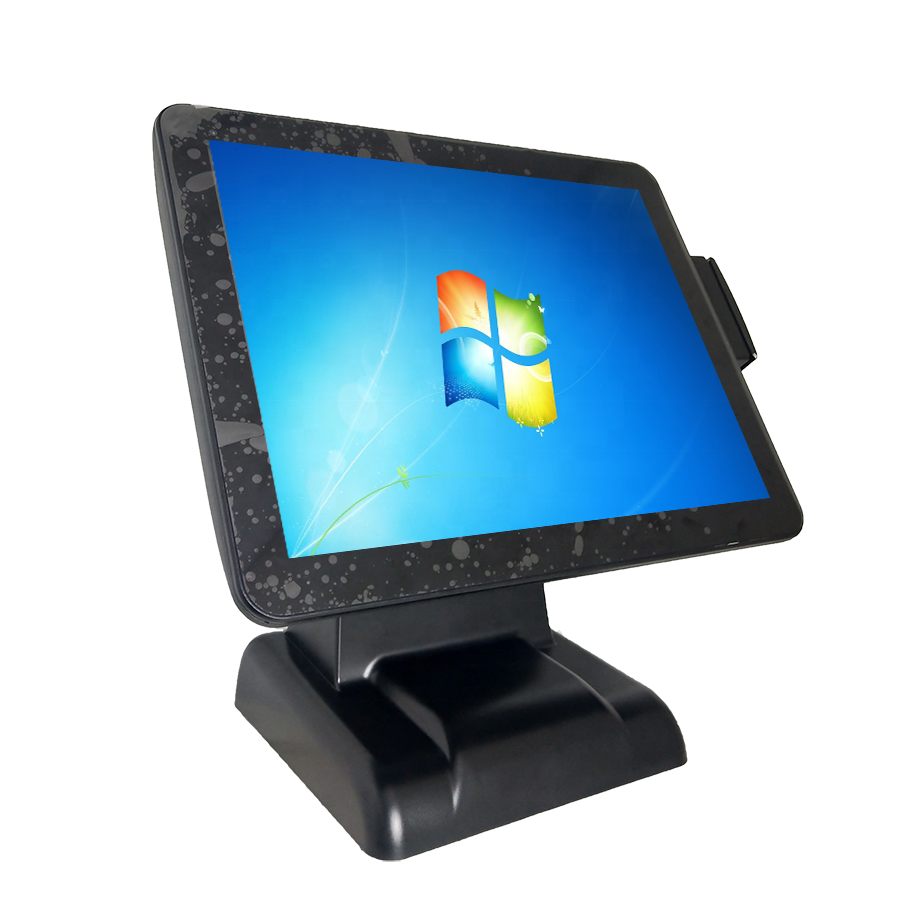 All in one pos systems for self ordering system 15 inch I3/gen4 desktop and portable pos terminal cash register