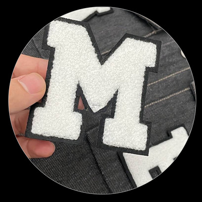 Custom Logo Reusable Usa Baseball 3D Sports Wholesale Large Heat Transfer Embroidery Game Day Iron On Letter Chenille Patches