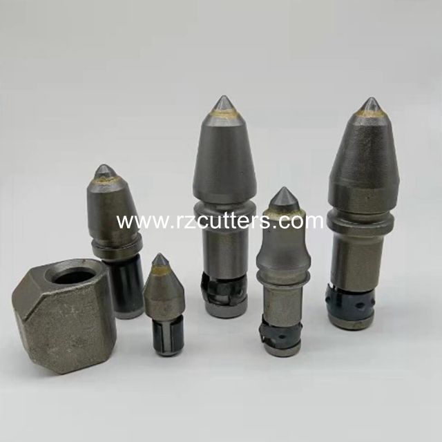 trenching teeth core barrel trencher bits hard rock cutting tools bullet teeth foundation drilling tools mining tunnel picks