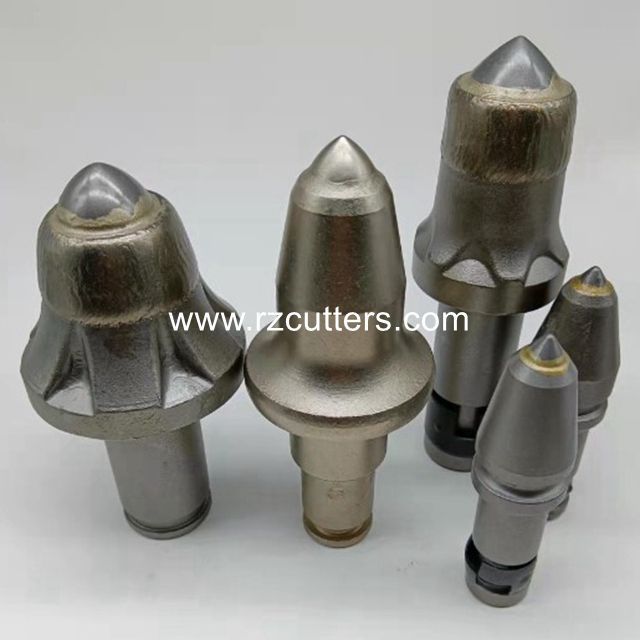 trenching teeth core barrel trencher bits hard rock cutting tools bullet teeth foundation drilling tools mining tunnel picks