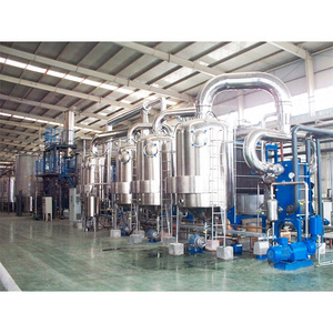 Four effect evaporator for maltose syrup  multiple effect evaporator Systems