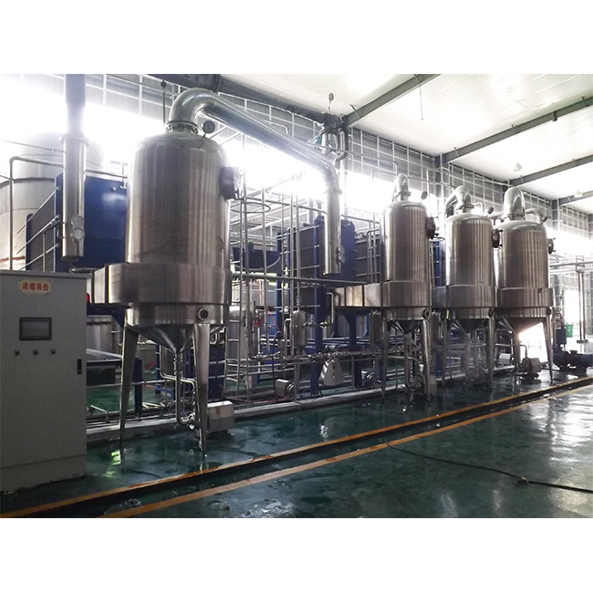 Four effect evaporator for Maltose syrup  multiple effect evaporator Systems