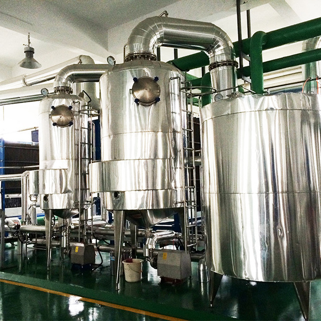 Four effect evaporator for Maltose syrup  multiple effect evaporator Systems