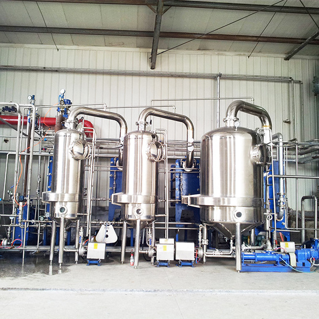 MVR Evaporator Wastewater Evaporator  multiple effect evaporator Systems In Brine Water Treatment