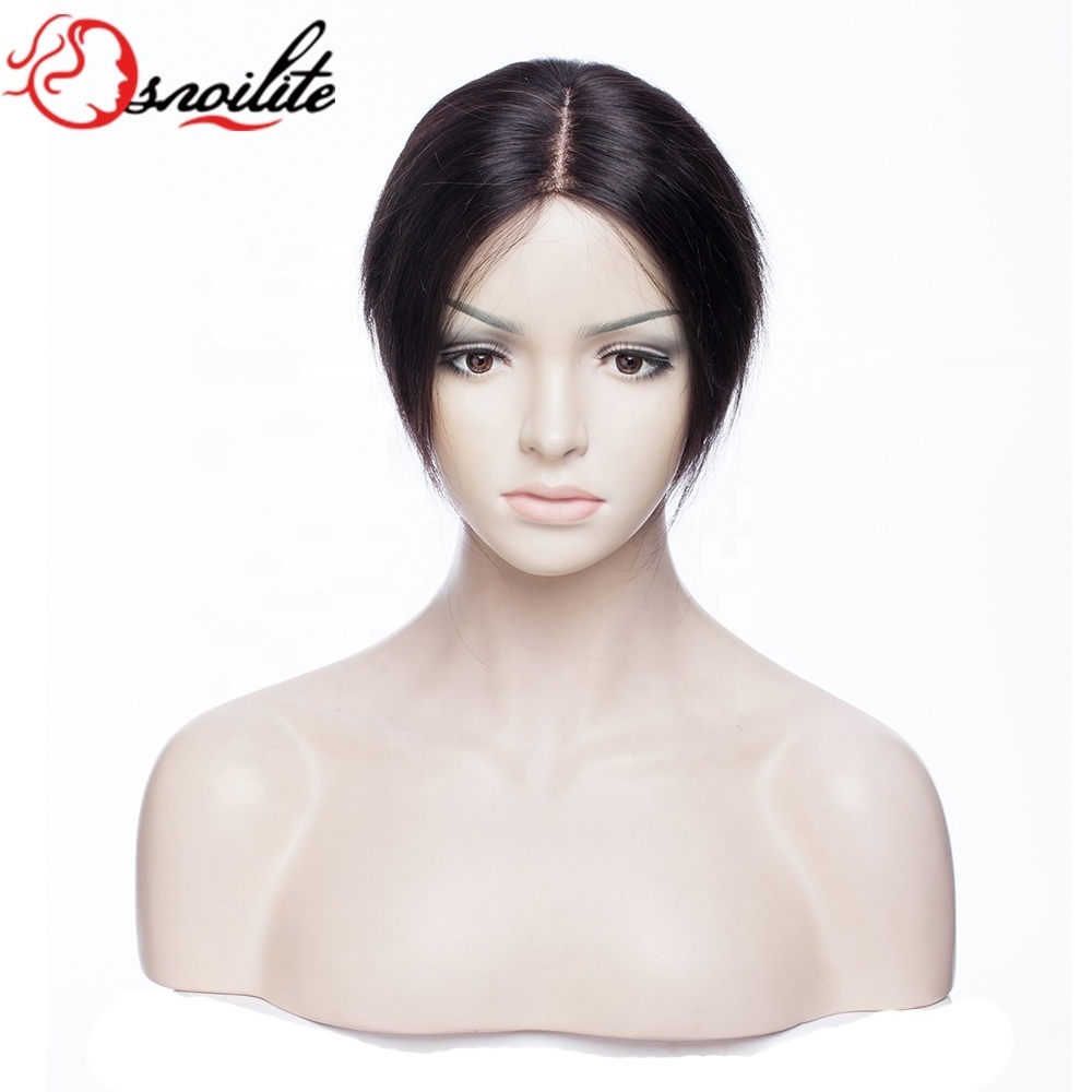 15*15cm Full Mono base 100% Human Hair Topper toupee topper Hairpiece Top Piece For Women