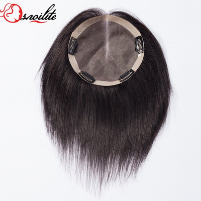 15*15cm Full Mono base 100% Human Hair Topper toupee topper Hairpiece Top Piece For Women