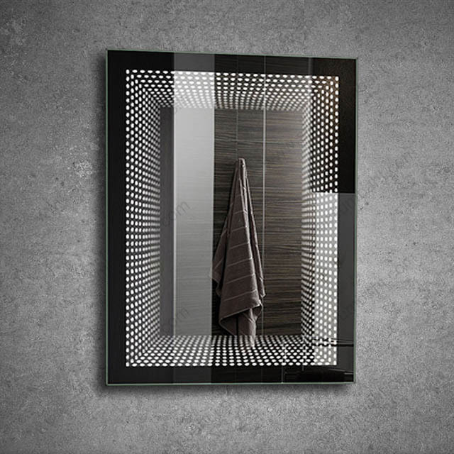 Rectangle Tunnel Mirror With Aluminum Back Case For Livingroom Bathroom Bedroom Decorative LED Infinity Mirror