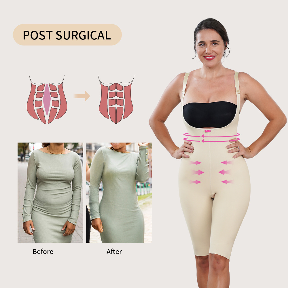 S-SHAPER Columbian Fajas Shape Wear Jumpsuit Surgical Compression Garment Post-Operative Shapewear Fat Transfer Liposuction