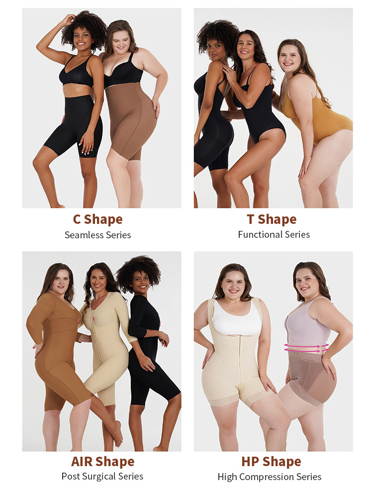 S-SHAPER Women Seamless Slimming Tummy Control Butt Lifter Thongs Bodysuit Jumpsuit Shapewear