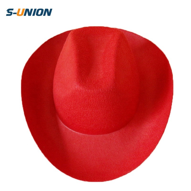 Wholesale china party hat red cap woven cowboy hat