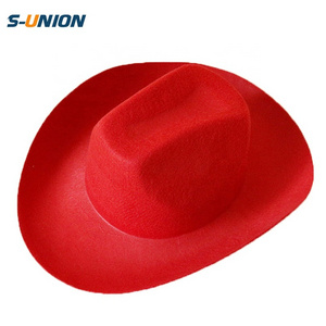 Wholesale china party hat red cap woven cowboy hat