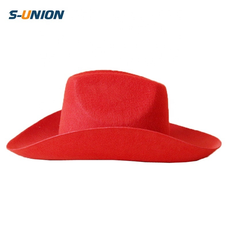 Wholesale china party hat red cap woven cowboy hat