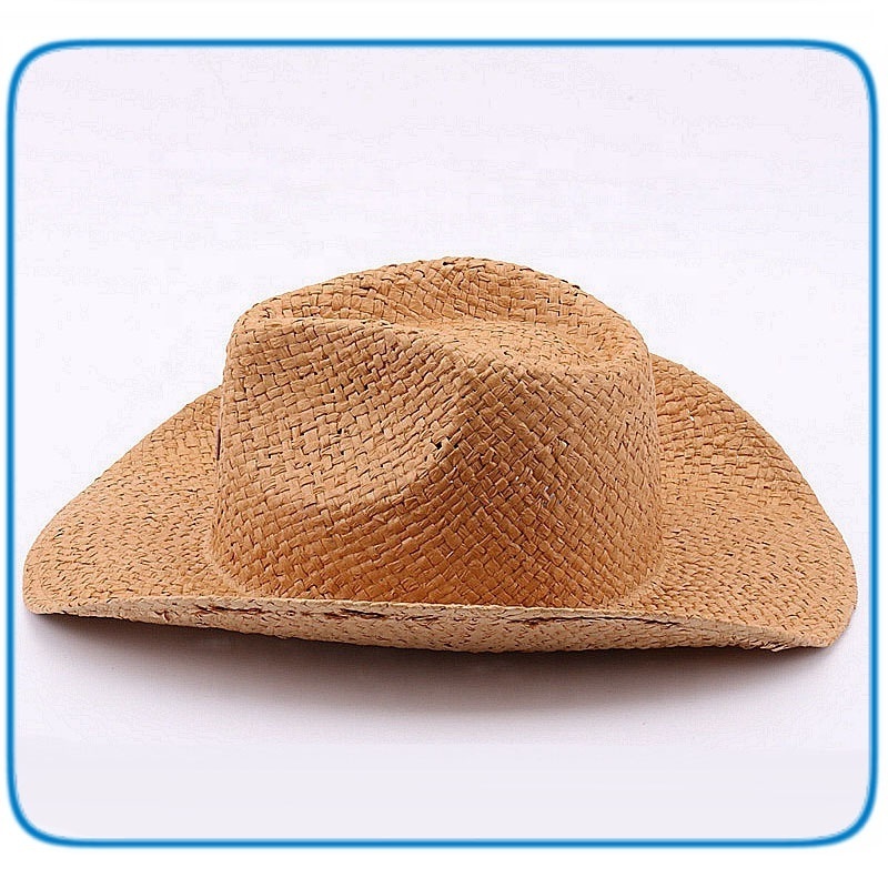 S-UNION Promotion good quality summer sun custom decoration cowgirl hats and mens straw cowboy hats for sale