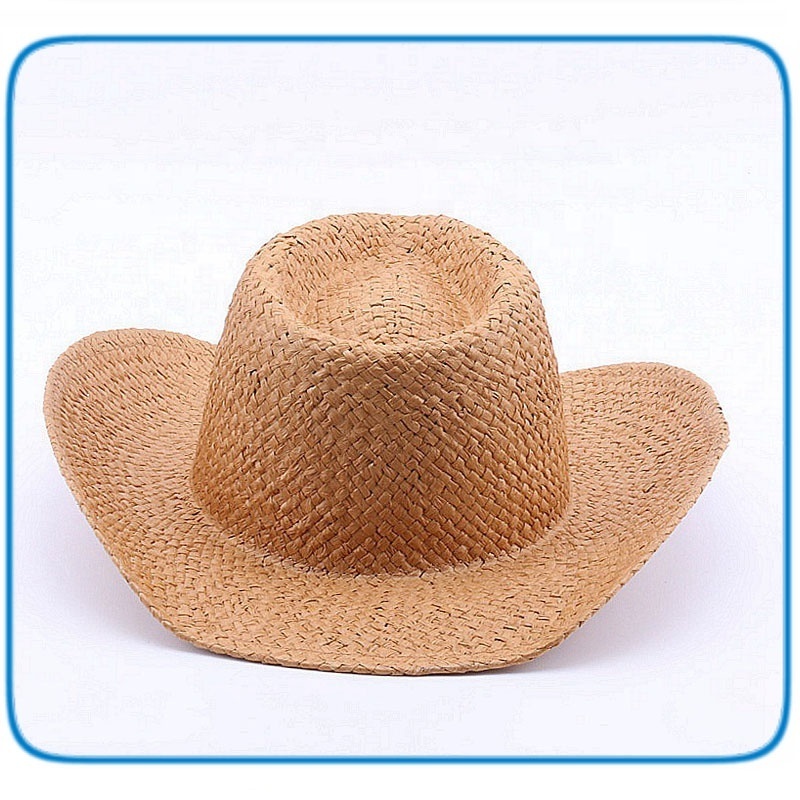 S-UNION Promotion good quality summer sun custom decoration cowgirl hats and mens straw cowboy hats for sale