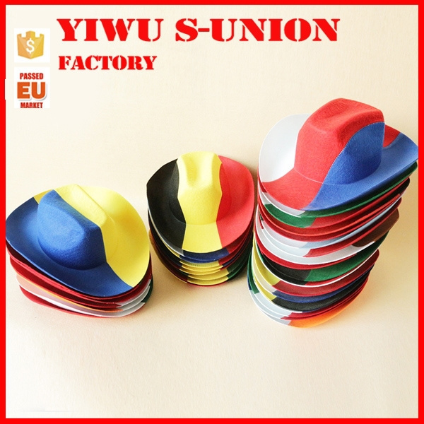 Wholesale china party hat red cap woven cowboy hat