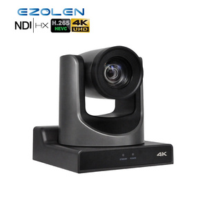 EZOLEN 4K NDI | HX 20X UHD HD SDI PTZ Camera Video Professional IP NDI Camera for Broadcasting Video Conferencing Solution