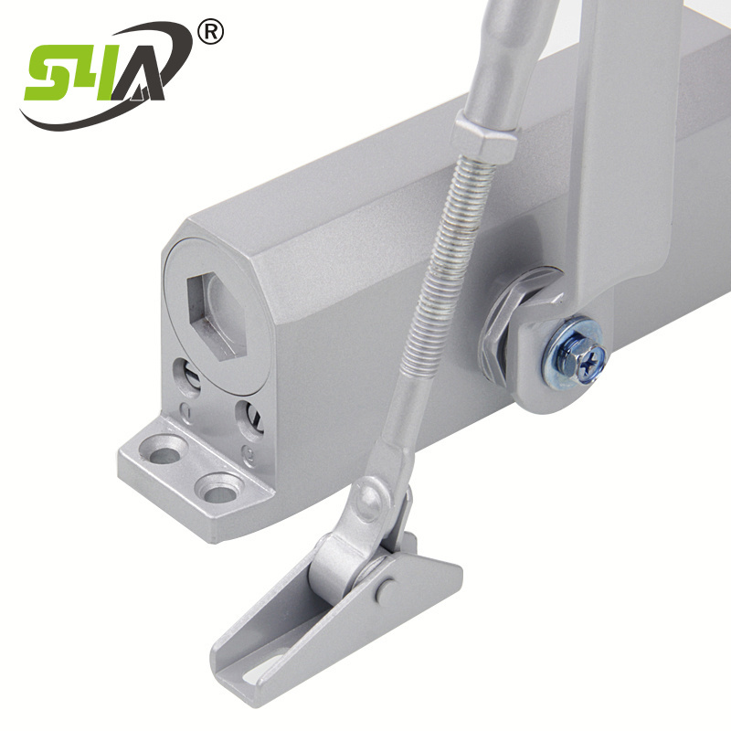 50-65KG Heavy Duty Hydraulic Sliding Electronic Smart Fireproof Door Closer Round