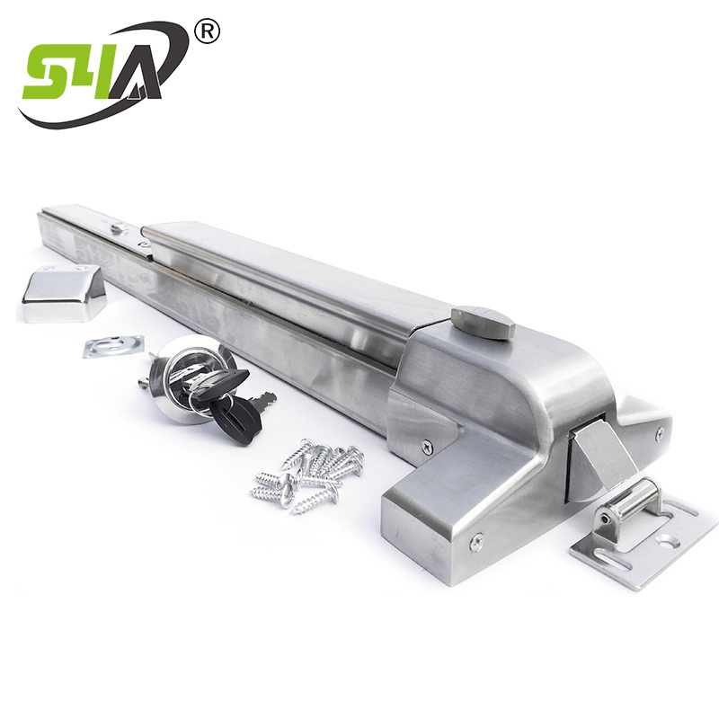 fire door panic bar stainless emergency exit bar