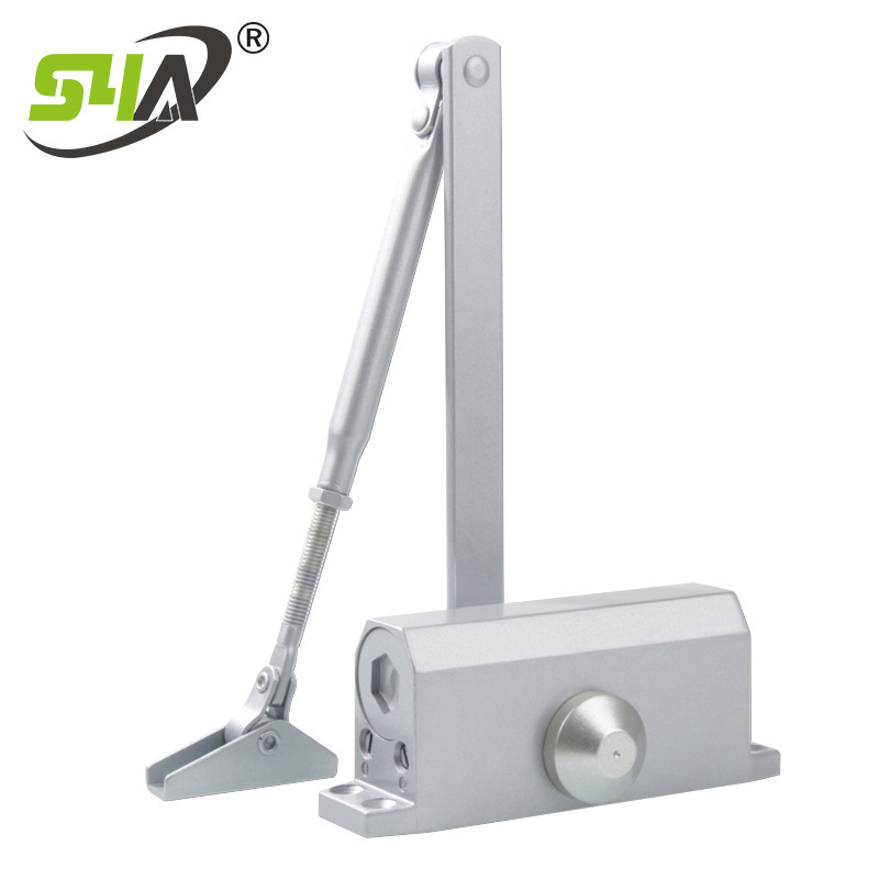 50-65KG Heavy Duty Hydraulic Sliding Electronic Smart Fireproof Door Closer Round