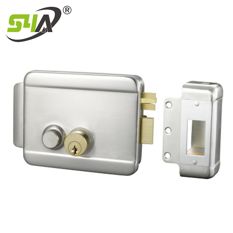 12V Electric Rim Lock for Security Door Lock Double Cylinder ER-M2