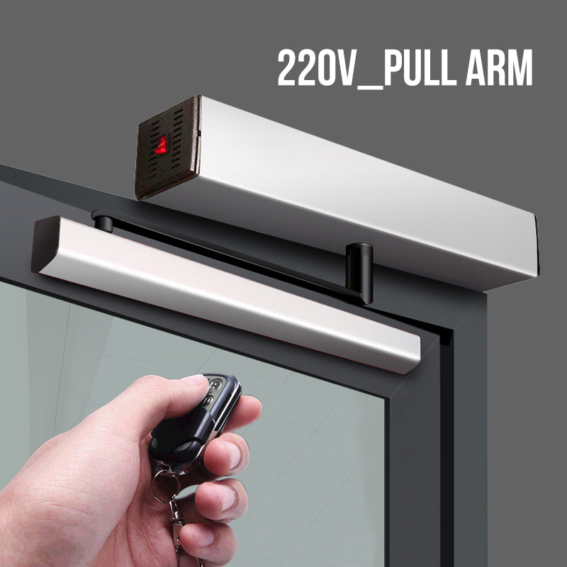 Automatic Door Operators Swing Sliding Garage Gate 220V Push Arm Door Opener Electric Door Closer with Microcomputer Controller