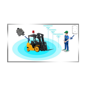 Industrial Vehicle Warehouse Work PWAS System Proximity Warning Alert 24V Forklift Radar Anti Collision System