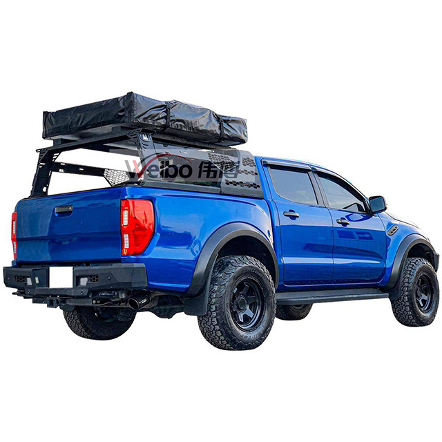 Car Accessories Bed Rack Pickup Sport Roll Bar 4X4 Tub Rack Top Extension For Mitsubishi triton L200 2019+ hilux rocco