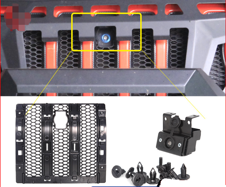 Car Engine Hood Latch Lock Catch Cover Kits Buckle Locks Hood Protect Grille For Jeep Jk Wrangler