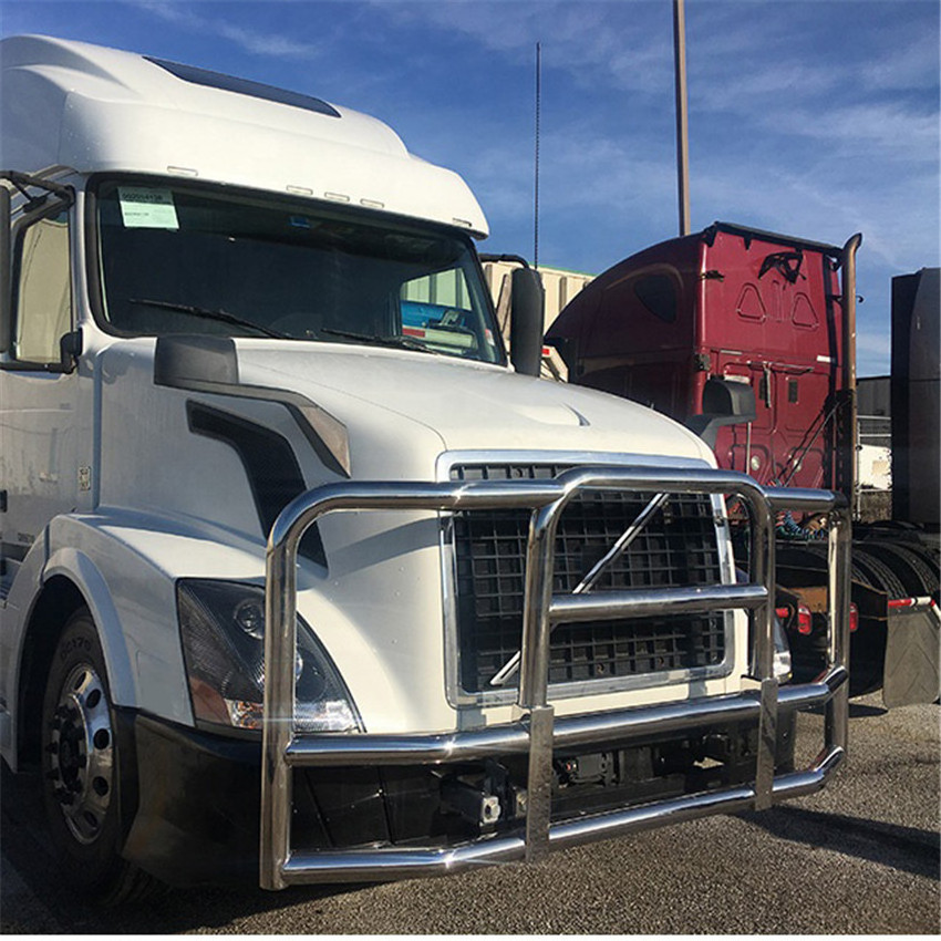 SEMI Big truck Accessories Front Bumper Bull Bar Deer Grille Guard For Freightliner Cascadia 2021 truck bull bar