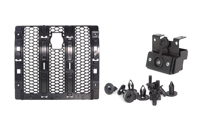 Car Engine Hood Latch Lock Catch Cover Kits Buckle Locks Hood Protect Grille For Jeep Jk Wrangler