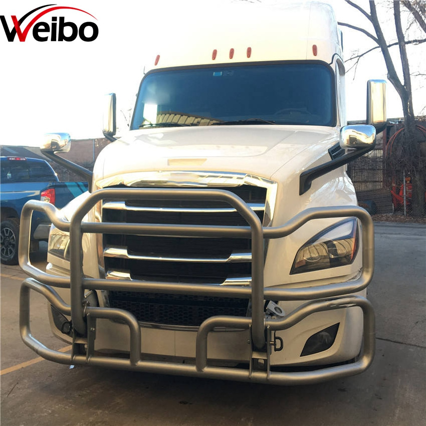 SEMI Big truck Accessories Front Bumper Bull Bar Deer Grille Guard For Freightliner Cascadia 2021 truck bull bar