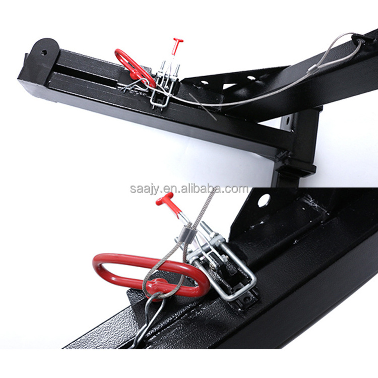 ORV Rear Tire Carrier Universal Truck Tire Holder for Jeep Wrangler Truck Bumper Spare Tire Carrier